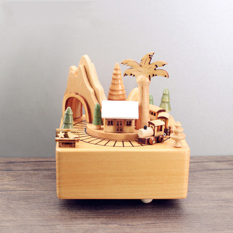 Boîte à musique en bois
