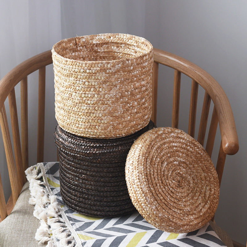 Panier de rangement tressé