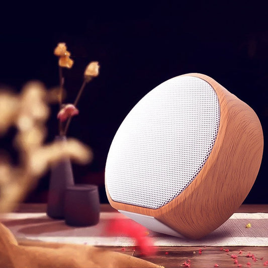 Haut-parleur Bluetooth grain de bois