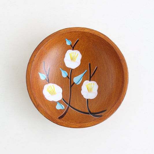 Bol à fruits rustique en bois