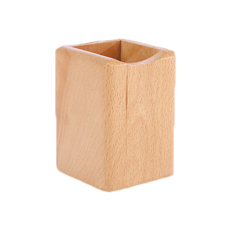 Porte-stylo créatif en bois de bambou