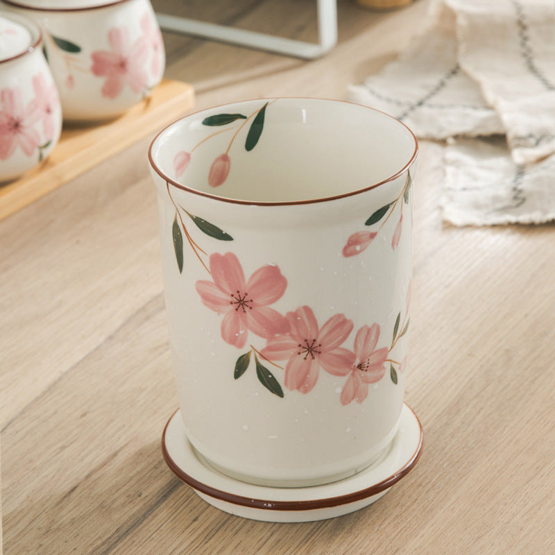 Porte-baguettes Sakura en céramique de style japonais