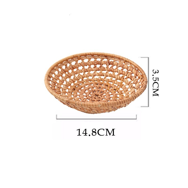 Panier de rangement tissé à la main en rotin du Vietnam