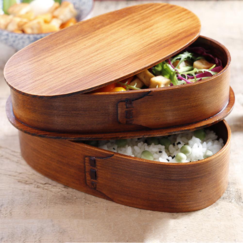 Boîte à bento en cèdre de style japonais