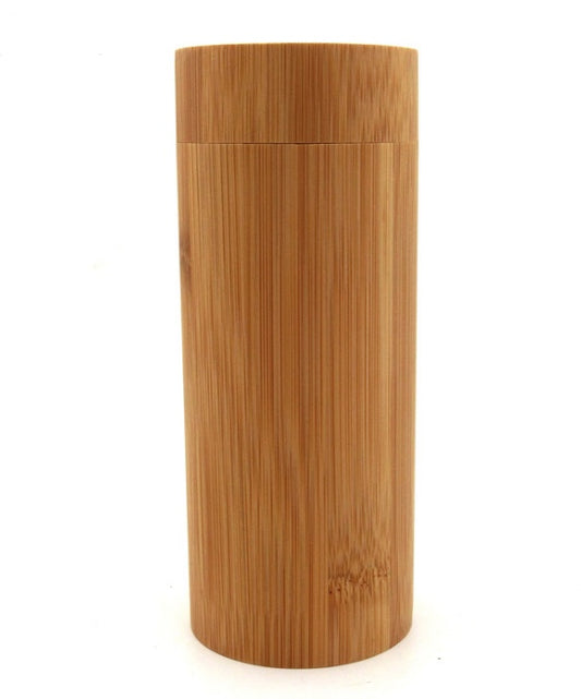 Étui à lunettes vintage en bambou naturel