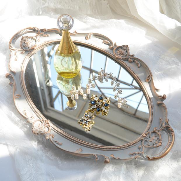 Plateau miroir rétro