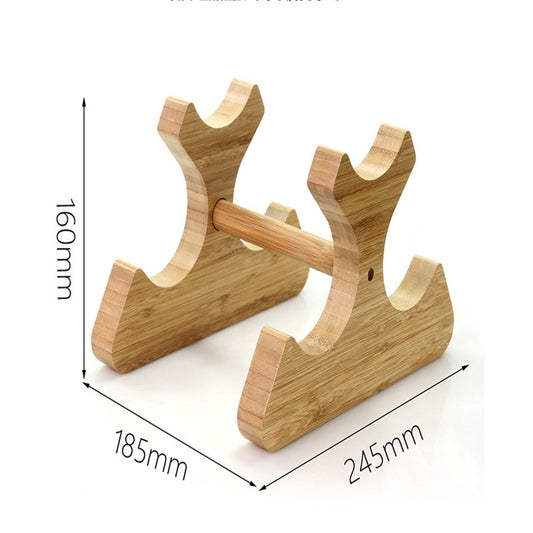 Casier à vin en bois de bambou