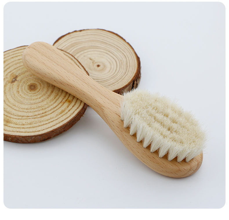 Ensemble de brosses en laine pour bébé