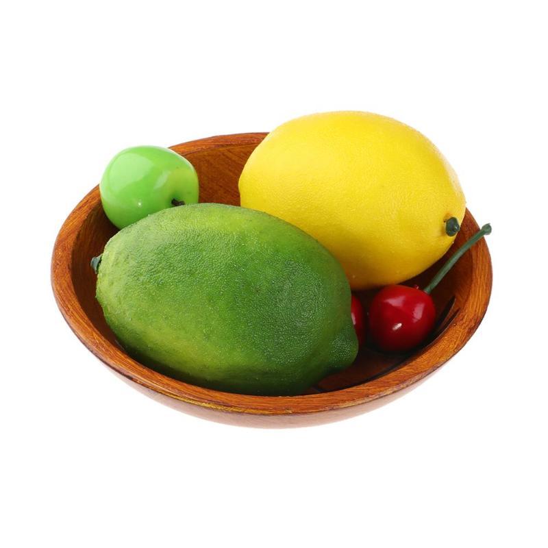 Bol à fruits rustique en bois