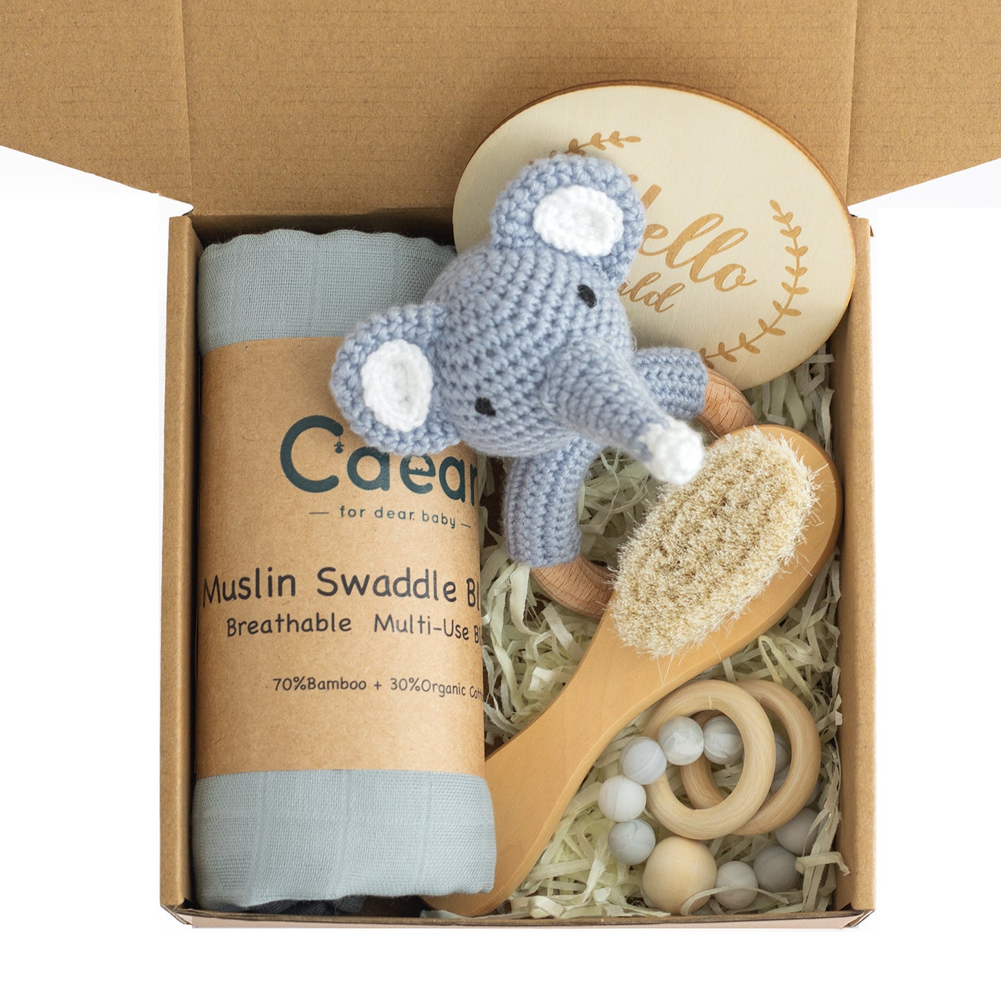 Coffret cadeau de jouets de dentition pour bébé