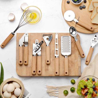 Gadget de cuisine créatif avec manche en bois