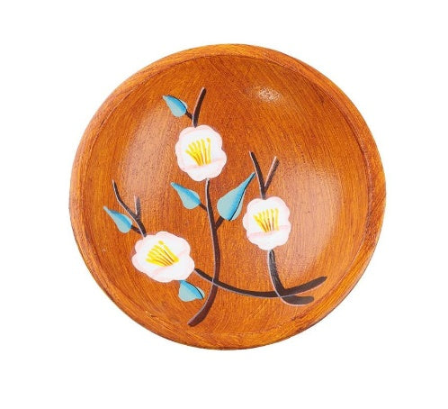 Bol à fruits rustique en bois