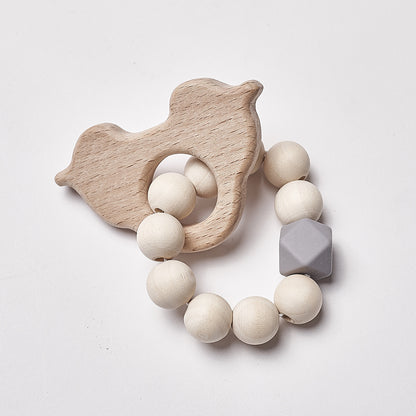 Perles en bois pour bébé