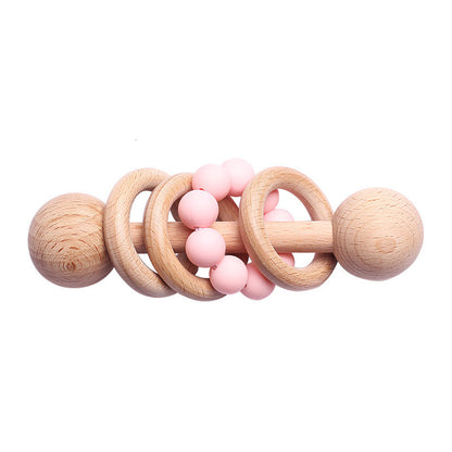 Hochet en hêtre pour bébé