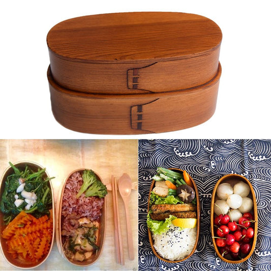 Boîte à bento en cèdre de style japonais