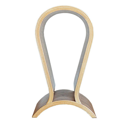 Support de casque en bois massif créatif