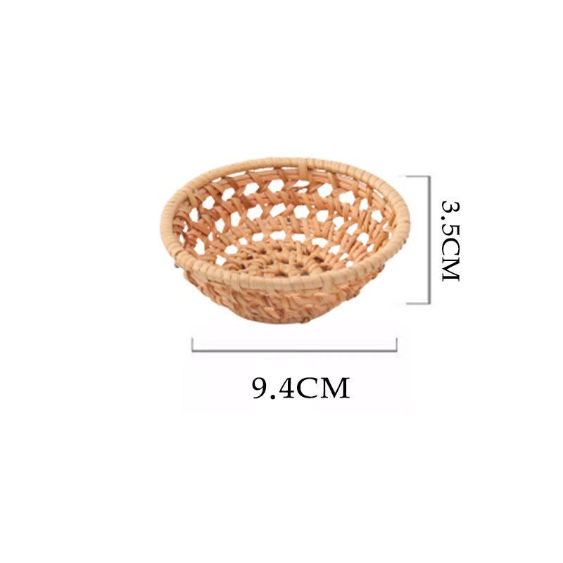 Panier de rangement tissé à la main en rotin du Vietnam
