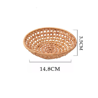 Panier de rangement tissé à la main en rotin du Vietnam
