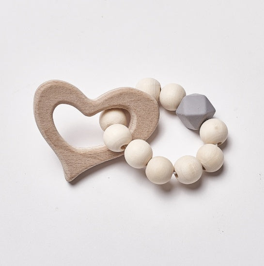 Perles en bois pour bébé