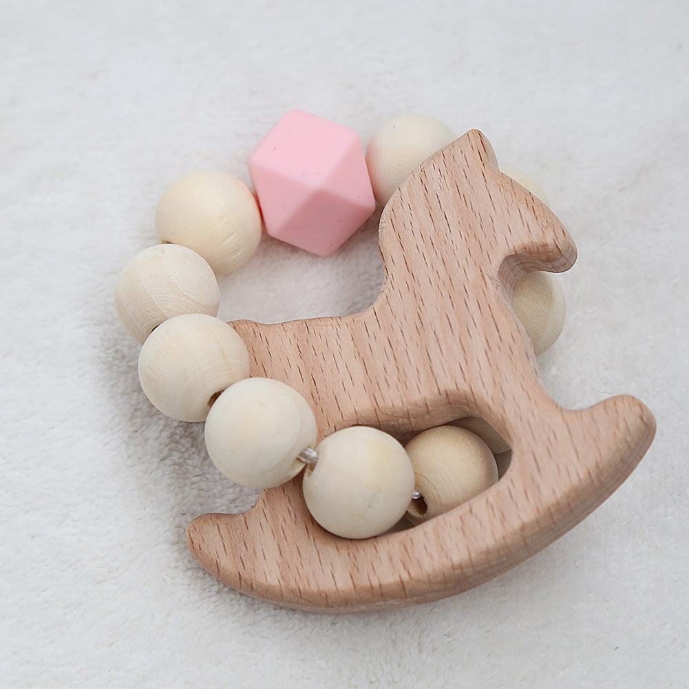 Perles en bois pour bébé