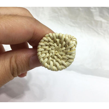 Bracelet en rotin tressé
