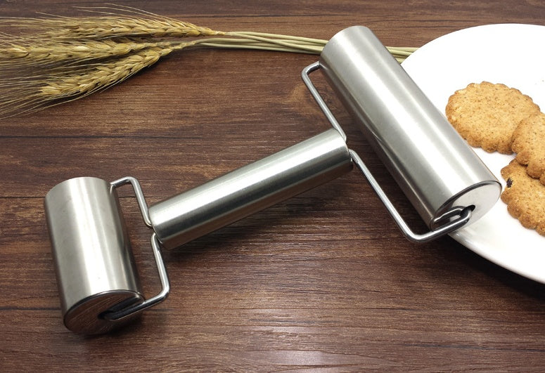 Rouleau à pâtisserie en acier inoxydable