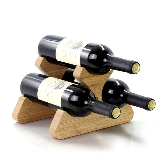 Casier à vin en bois de bambou