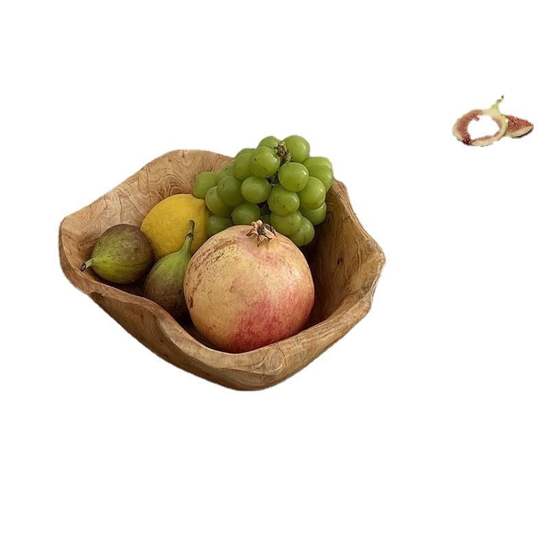 Bassin à fruits créatif en bois massif