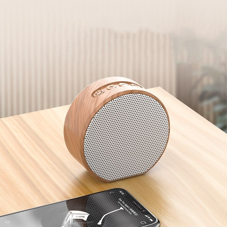 Haut-parleur Bluetooth grain de bois