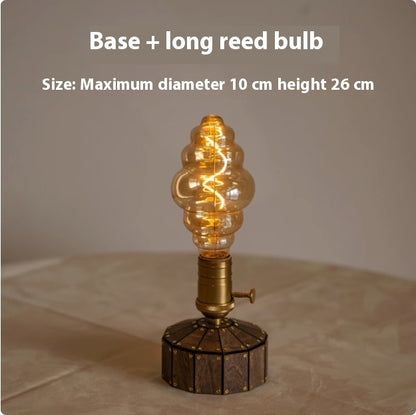 Lampe d'ambiance de chevet de chambre rétro