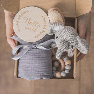 Coffret cadeau de jouets de dentition pour bébé