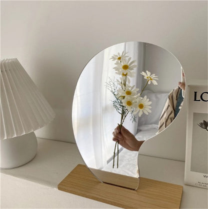 Miroir en bois massif