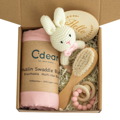 Coffret cadeau de jouets de dentition pour bébé