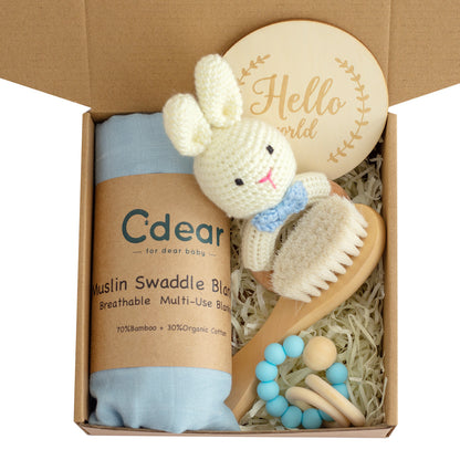 Coffret cadeau de jouets de dentition pour bébé