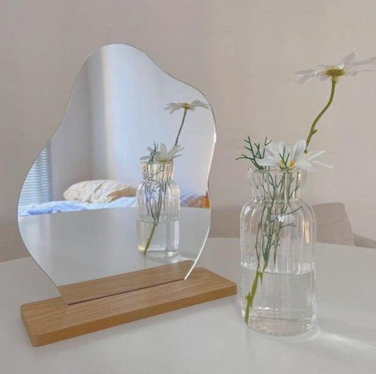 Miroir en bois massif