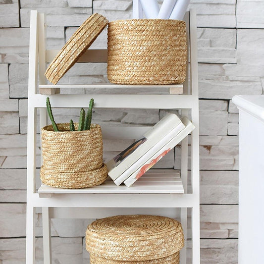 Panier de rangement tressé