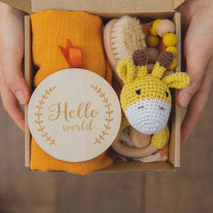 Coffret cadeau de jouets de dentition pour bébé