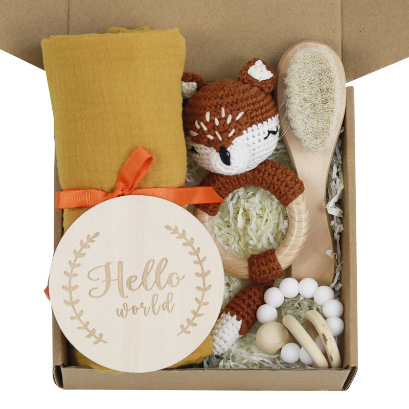 Coffret cadeau de jouets de dentition pour bébé