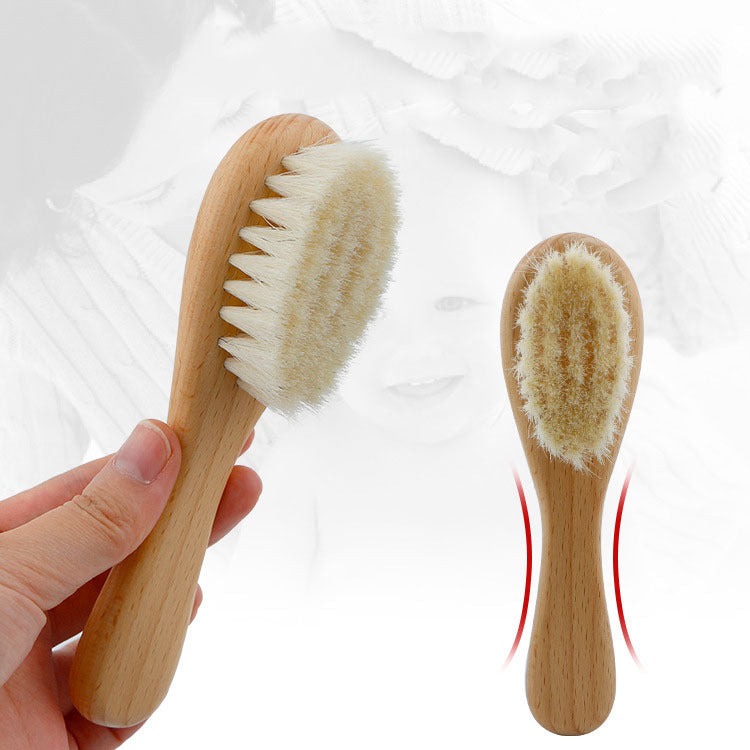 Ensemble de brosses en laine pour bébé