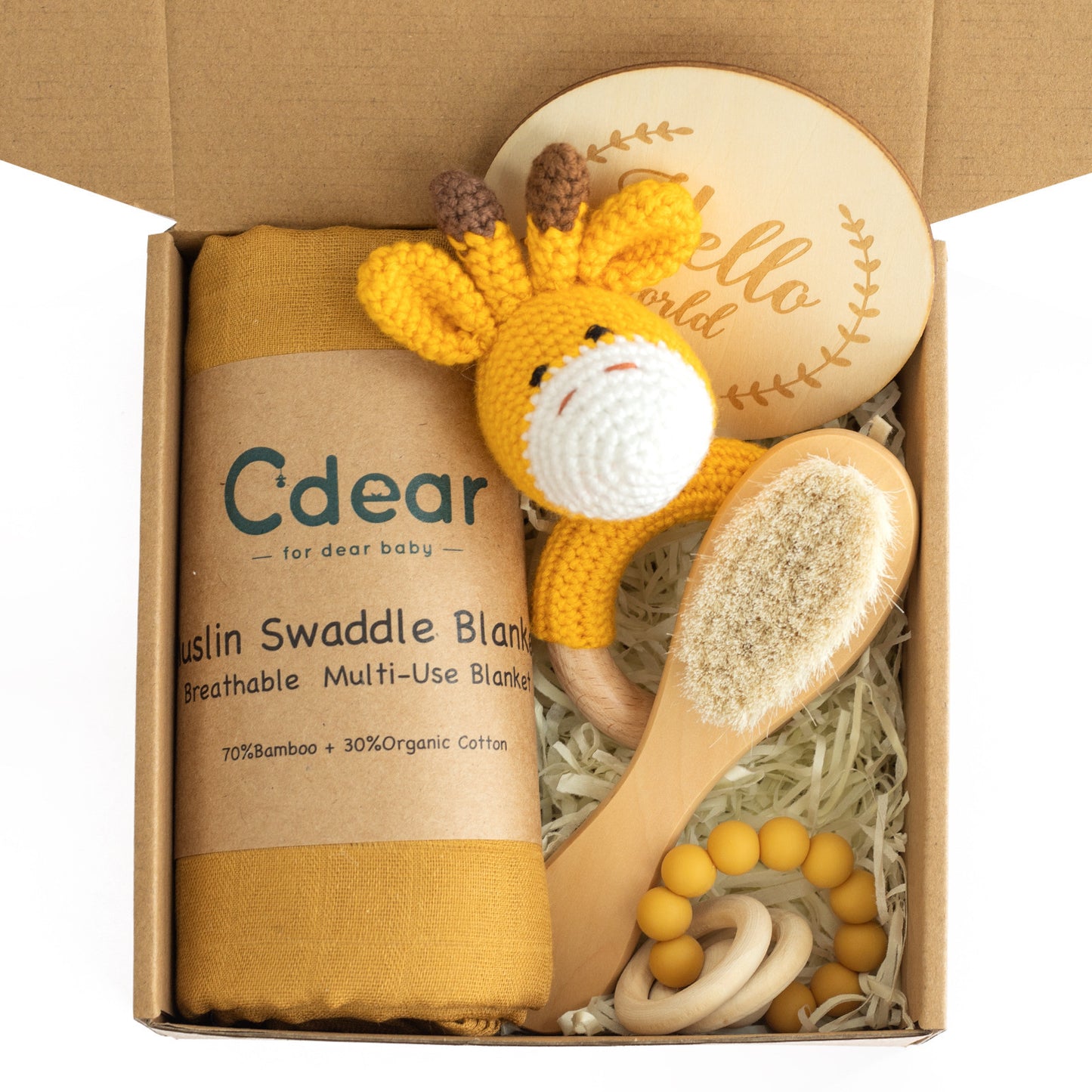 Coffret cadeau de jouets de dentition pour bébé