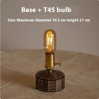 Lampe d'ambiance de chevet de chambre rétro