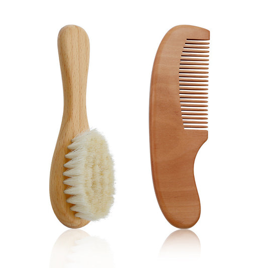 Ensemble de brosses en laine pour bébé