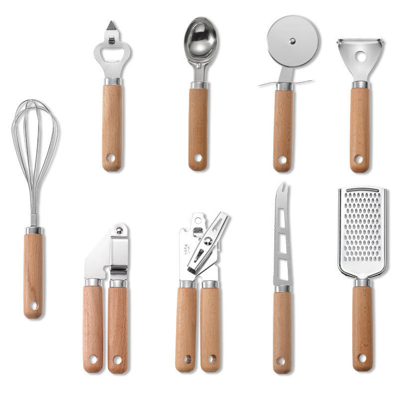 Gadget de cuisine créatif avec manche en bois
