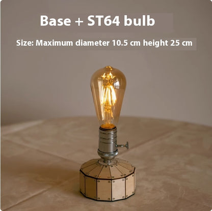 Lampe d'ambiance de chevet de chambre rétro
