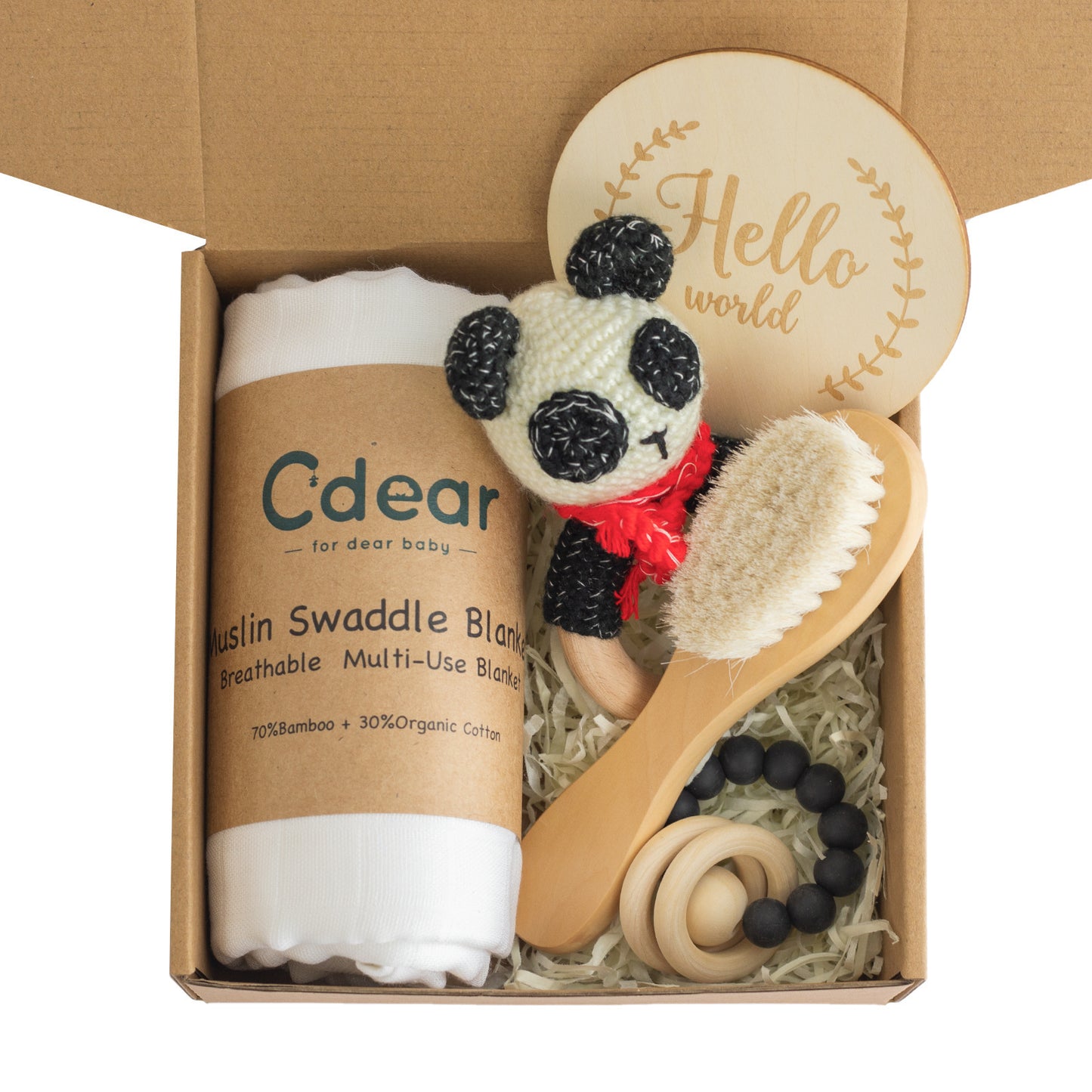 Coffret cadeau de jouets de dentition pour bébé