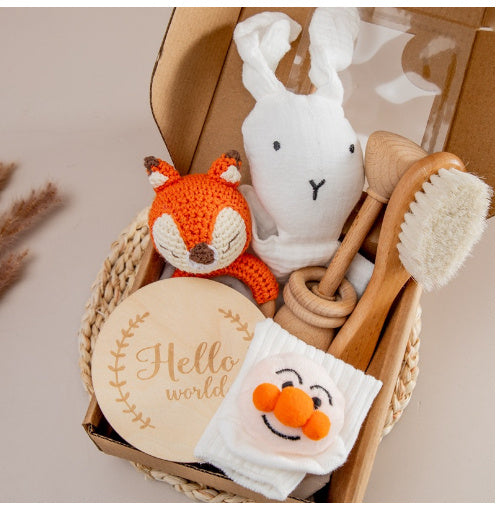 Coffret cadeau de jouets de dentition pour bébé