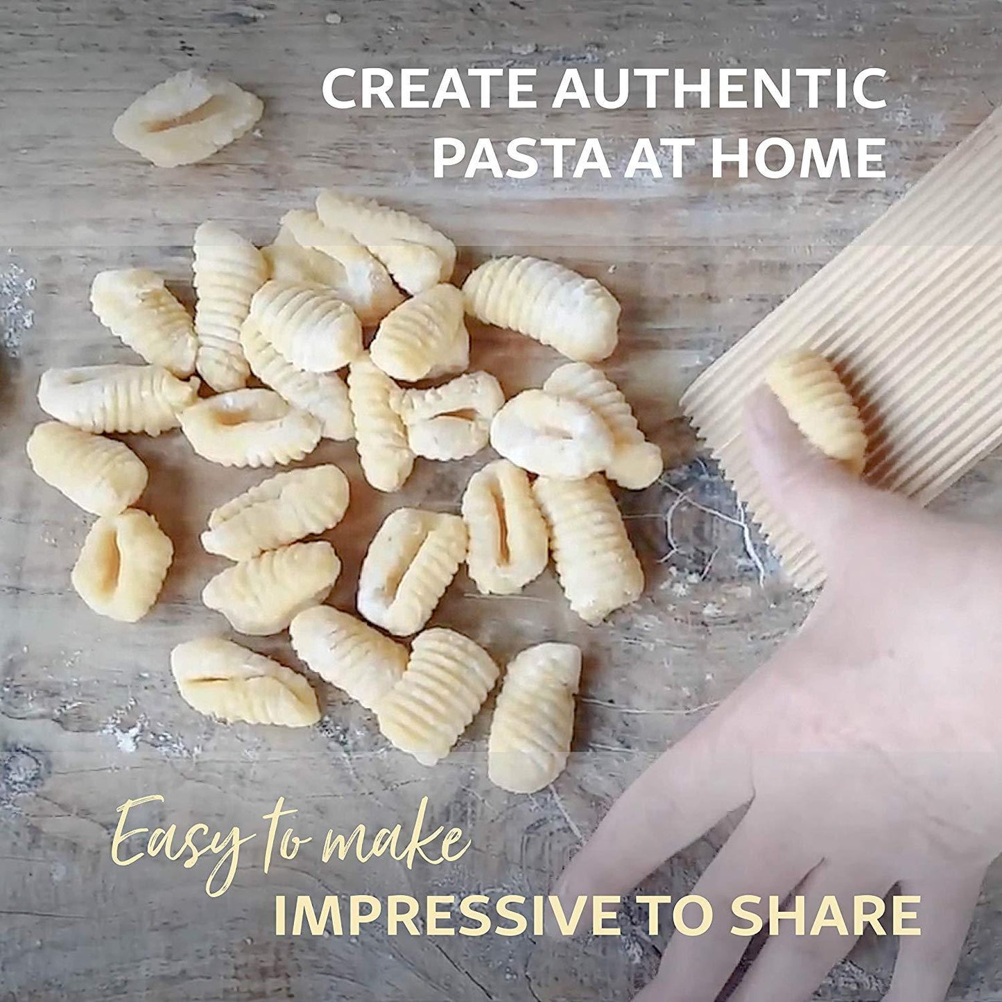 Assiette à pâtes italiennes pour gnocchis, outil pour nouilles en spirale, moule à rayures