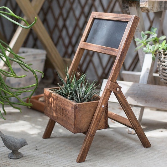 Décorations de jardin Jardinière en bois massif