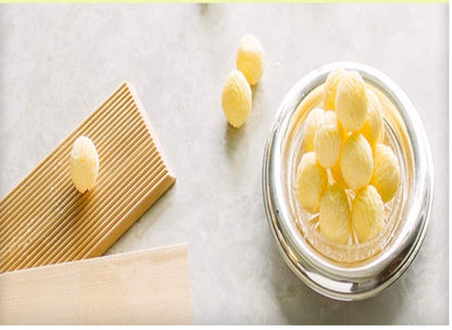 Assiette à pâtes italiennes pour gnocchis, outil pour nouilles en spirale, moule à rayures