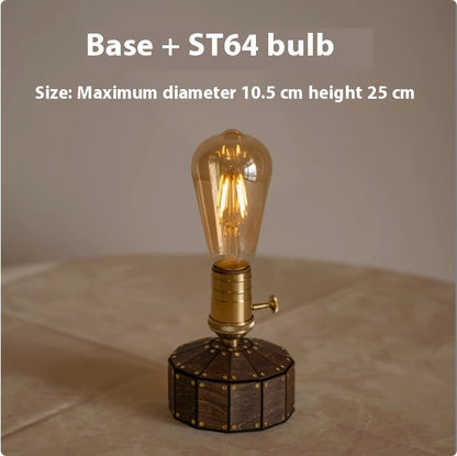Lampe d'ambiance de chevet de chambre rétro